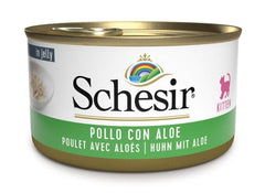 Schesir cat kitten pollo aloe 85g