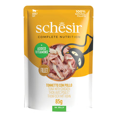 Schesir cat tonno pollo 85g