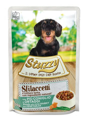 Stuzzy dog sfilaccetti con piu' coniglio e ortaggi 100 g bocconcini