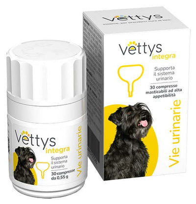 Vettys integra vie urinarie cane 30 compresse masticabili - Scodinzolando