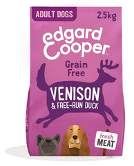 Edgard&cooper dog e adult dry venison duck 7 kg
