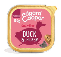 Edgard&cooper dog e puppy duck chicken 150 g