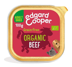 Edgard&cooper dog e adult organic beef 100 g