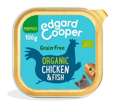 Edgard&cooper dog e puppy organic chicken fish 100 g