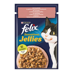 Felix sensations salmone in gelatina gamberetti 85 g