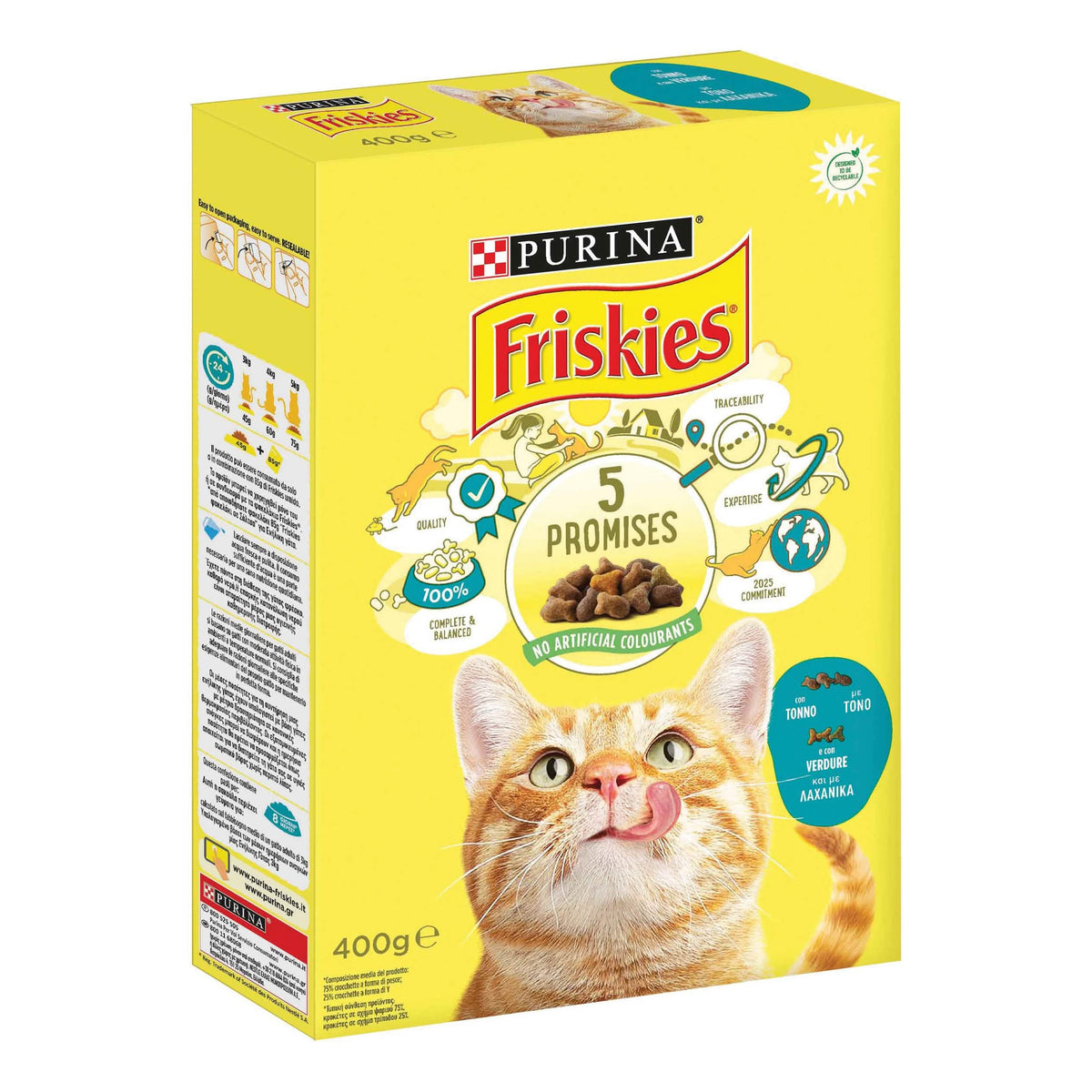 Friskies dc vitality adult tonno verdure 20 pezzi 400 g
