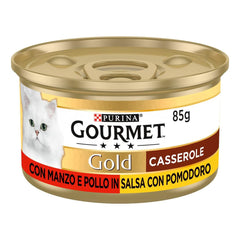 Gold casserole manzo pollo in salsa pomodoro 85 g
