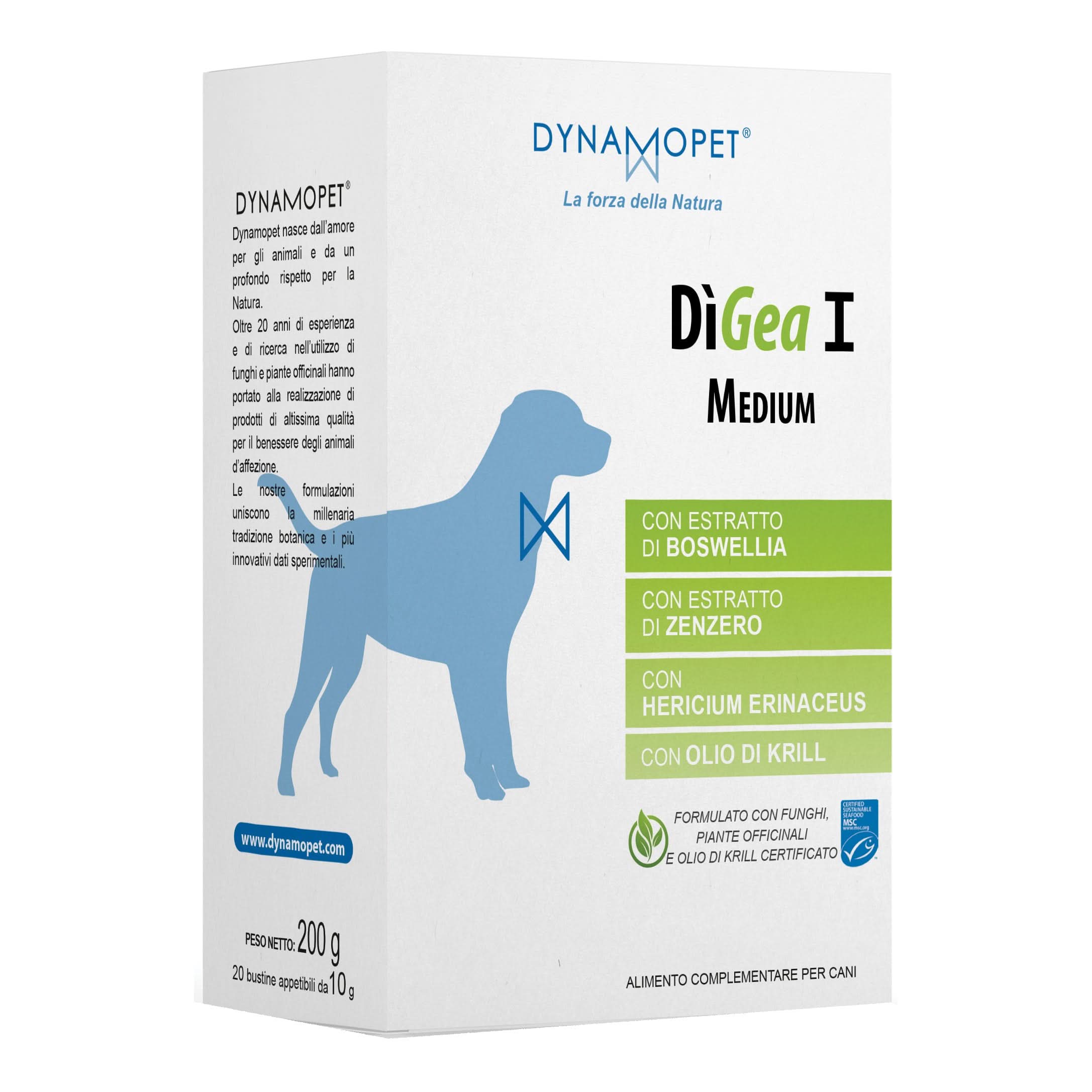 Digea i medium per cani 20 bustine da 10 g - Scodinzolando
