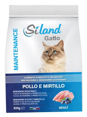 Siland gatto adulto mantenimento pollo mirtillo 400 g