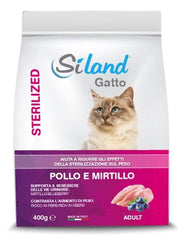 Siland gatto adulto sterilizzato pollo mirtillo 400 g