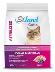 Siland gatto adulto sterilizzato pollo mirtillo 400 g