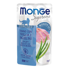 Monge buste supreme sterilised tonno triglia fagiolini 80 g