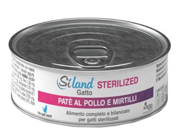 Siland gatto adulto sterilizzato pollo mirtillo 85 g