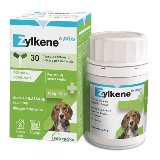 Zylkene plus cani 10-30 kg 30 capsule - Scodinzolando
