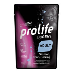 Prolife cat exigent adult salmon/trout & herring 85 g