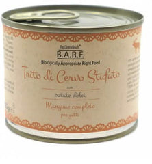 Barf mangime completo per gatto trito di cervo 200 g