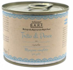 Barf mangime completo per gatto trito di pesce 190 g