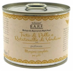 Barf mangime completo per gatto trito di pollo 200 g
