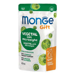 Monge cat energy topping gift all life stage vegetal con microalghe 60 ml