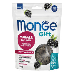 Monge dog super m gift puppy and junior maiale con more 150 g