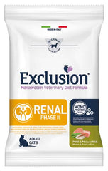 Exclusion monoprotein veterinary diet formula renal phase 2 pork & pea and rice 85 g