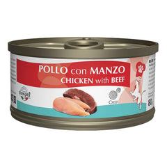 Chef pollo con manzo 80 g