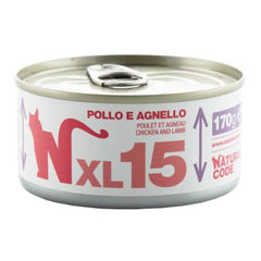 Natural code pollo e agnello umido gatto lattina 170 g