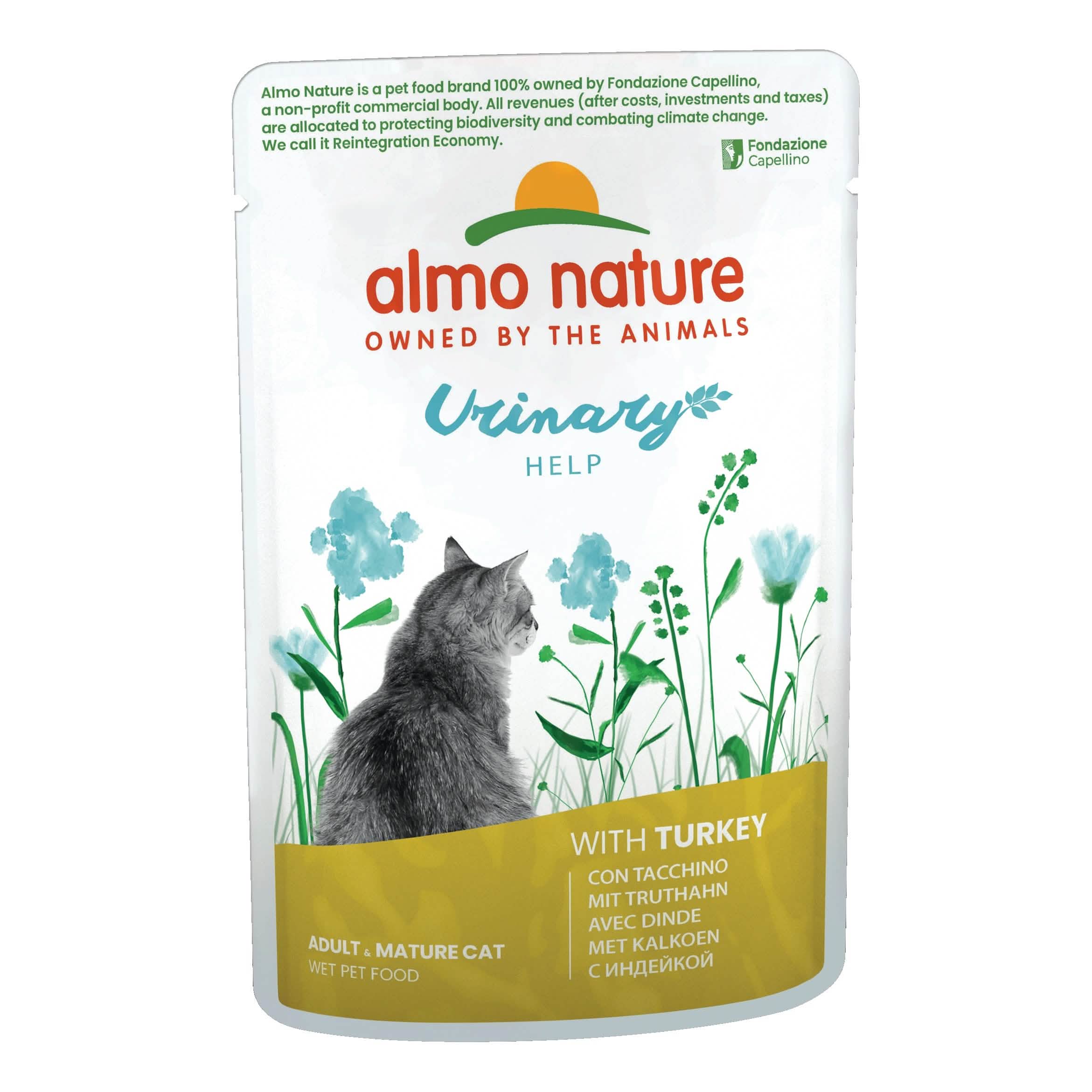 Almo Holistic Sterilised Gatto Urinary Help Tacchino 70g