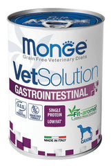 Monge VetSolution Cane Gastrointestinal Umido 400g | Monoproteico Tonno