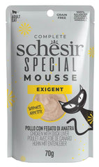 Schesir cat special exigent pollo con fegato di anatra 70 g