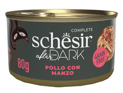 Schesir cat after dark pollo con manzo 80 g