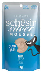 Schesir cat silver mousse pollo 80 g