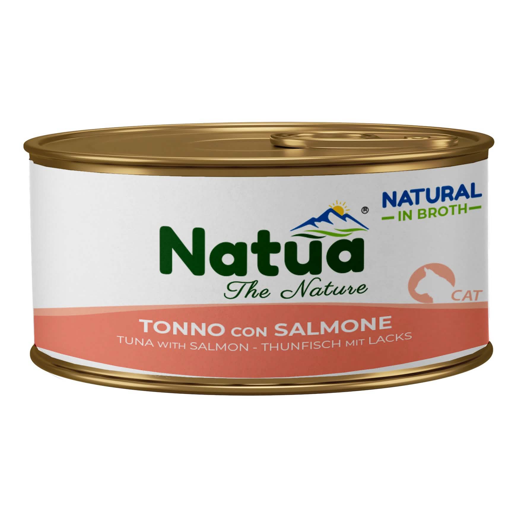 Natua Cat Broth To Salmone 85g