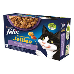 Felix sensations jellies selezioni saporite 85 g 12 pezzi