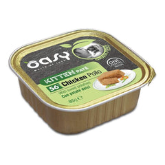 Oasy wet cat grain free kitten pollo con patate dolci vaschetta 85 g