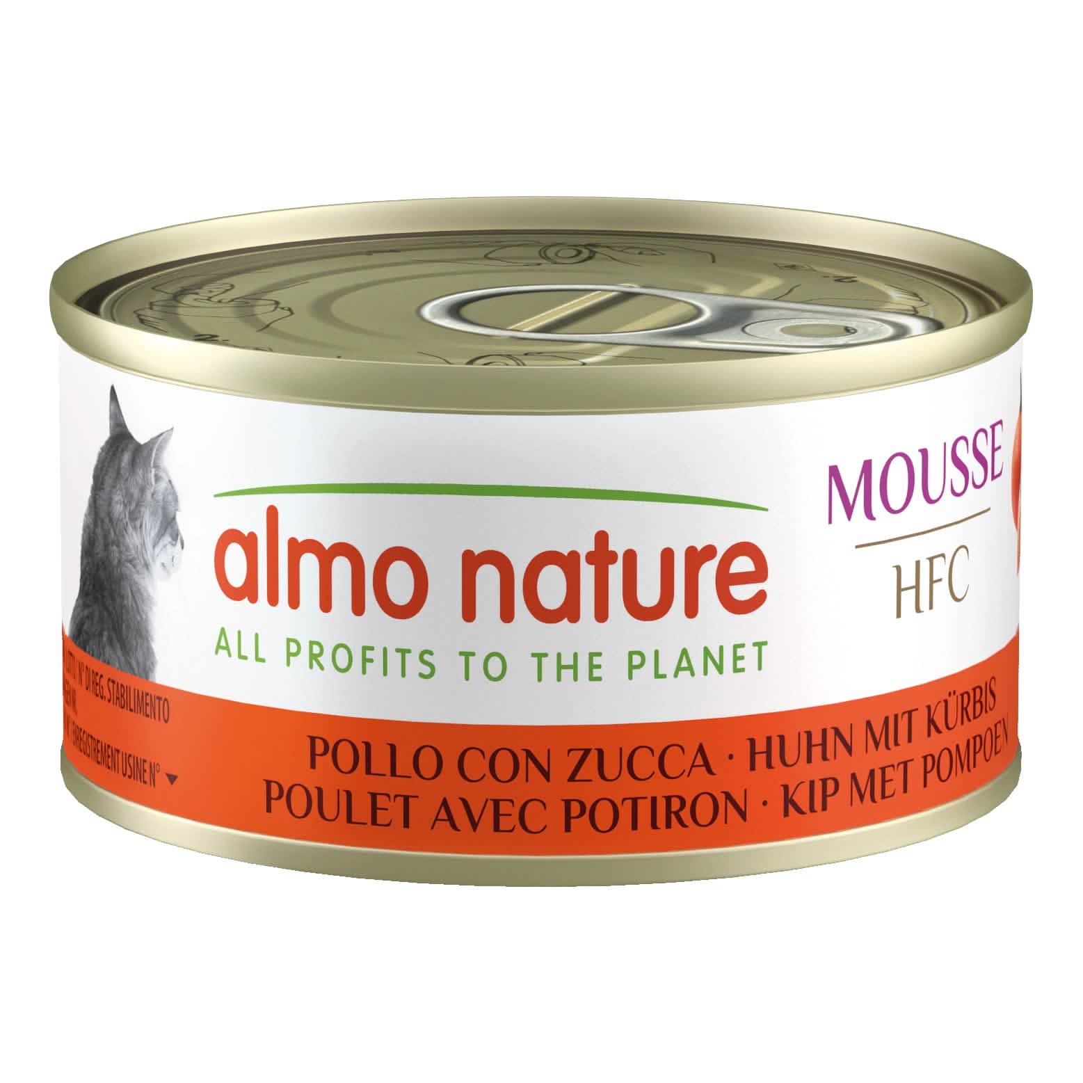 Almo Hfc Gatto Mousse Pollo Zucca 70g