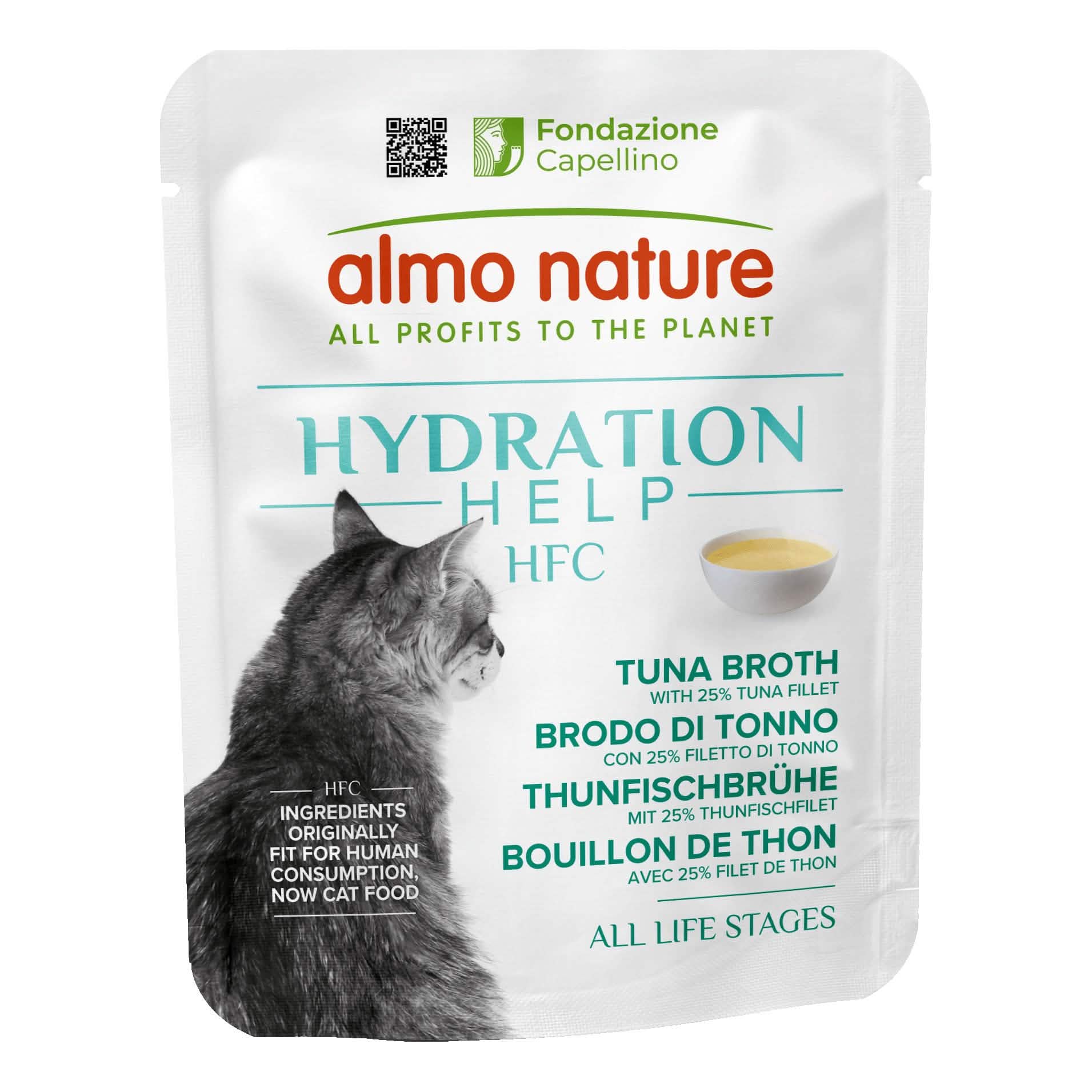Almo Hydration Help Brodo Tonno con Filetti di Tonno 50g