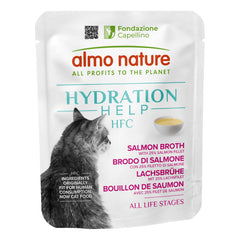 Almo Hydration Help Brodo Salmone con Filetti di Salmone 50g