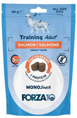 Forza 10 mono snack training dog all adult salmone 80 g
