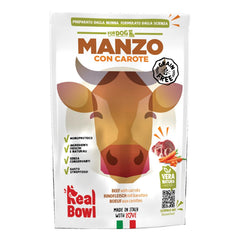 Real bowl busta singola manzo senza cereali 150 g