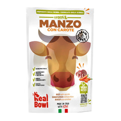 Real bowl busta singola manzo senza cereali 400 g