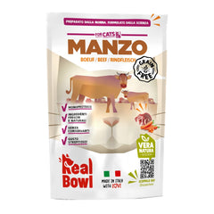 Real bowl busta singola manzo senza cereali 80 g