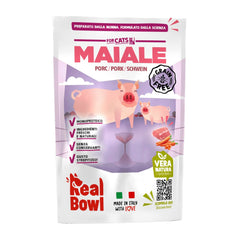 Real bowl busta singola maiale senza cereali 160 g