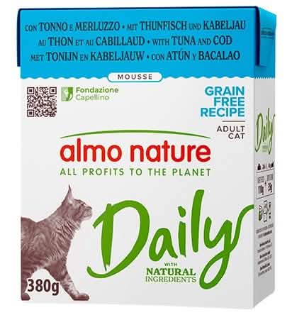 Almo Daily Cat Tonno Merluzzo 380g