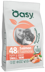 Oasy dry dog monoprotein puppy small/mini salmone 800 g