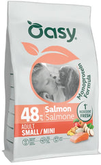 Oasy dry dog monoprotein adult small/mini salmone 6 kg