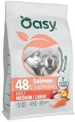 Oasy dry dog monoprotein adult medium/large salmone 2 kg