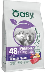 Oasy dry dog monoprotein adult medium/large cinghiale 10 kg