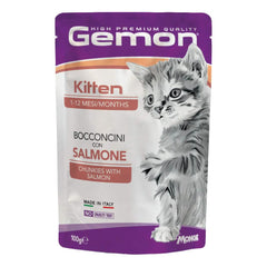 Gemon cat kitten bocconcini con salmone 100 g