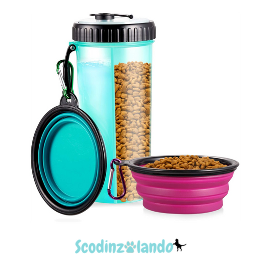 Contenitore Viaggi Animali 2-in-1 - Scodinzolando